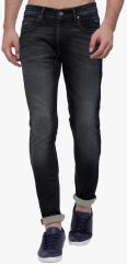 Locomotive Charcoal Mid Rise Slim Fit Jeans men