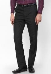 London Bridge Striped Black Formal Trousers men