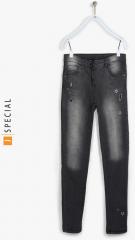 Losan Grey Regular Fit Jeans girls