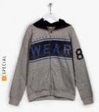 Losan Grey Sweat Jacket Boys