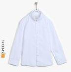 Losan White Regular Fit Casual Shirt Boys