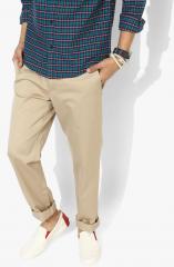 Louis Philippe Sport Khaki Slim Fit Solid Chinos men