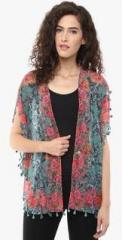 Love From India Multicoloured Printed Shrug women