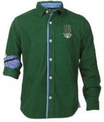 Lumberboy Green Casual Shirt boys