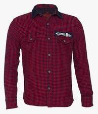 Lumberboy Red Casual Shirt boys