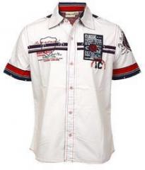 Lumberboy White Casual Shirt boys