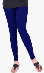 Lux Lyra Blue Solid Leggings women