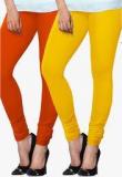 Lux Lyra Pack Of 2 Multicoloured Solid Legging Women