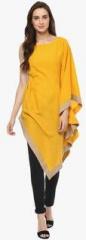 Mabish By Sonal Jain Mustard Yellow Solid Tunic men