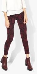 Madame Black Printed Jeggings women