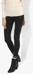 Madame Black Striped Jeggings women