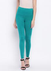 Madame Green Solid Winter Leggings women