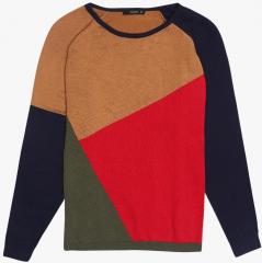 Madame Multicolured Colourblocked Sweater women