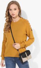 Madame Mustard Solid Sweater women