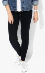 Madame Navy Blue Solid Leggings women