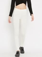 Madame Off White Winter Leggings women