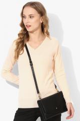 Madame Peach Solid Sweater women