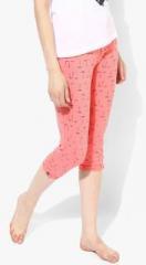 Madame Pink Printed Capri women