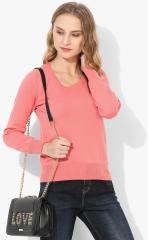 Madame Pink Solid Sweater women