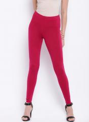 Madame Pink Solid Winter Leggings women