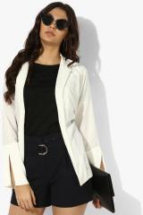 Madame White Solid Shrug women