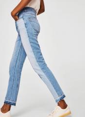 Mango Blue Mid Rise Regular Fit Jeans women