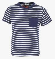 Mango Kids Navy Blue T Shirt boys