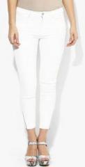 Mango Off White Skinny Belle Jeans women