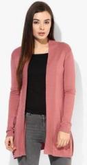 Mango Pink Soid Shrug women