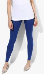 Marks & Spencer Blue Solid Leggings women