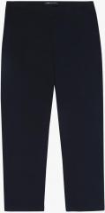 Marks & Spencer Navy Blue Solid Coloured Pants women