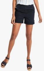 Marks & Spencer Navy Blue Solid Shorts women