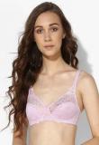 Marks & Spencer Pink Self Design Non Wired Non Padded Basic Bra women