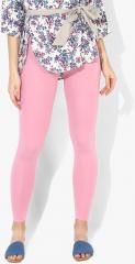 Marks & Spencer Pink Solid Leggings women