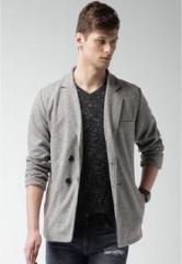 Mast & Harbour Grey Solid Blazer men