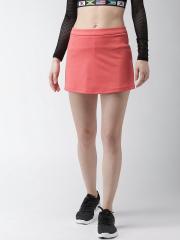 Mast & Harbour Women Coral Pink Mini Skort