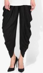 Melange By Lifestyle Black Solid Harem Pant women