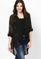 Miaminx Black Solid Shrug women