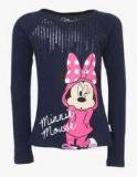 Mickey & Friends Blue Casual Top Girls