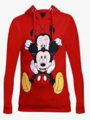 Mickey & Friends Maroon Hoodie girls