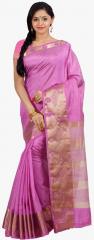 Mimosa Pink Printed Saree women