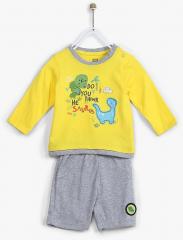 Mini Klub Yellow Short Set boys