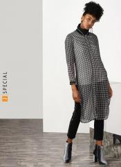 Miss Bennett Black Checked Tunic women