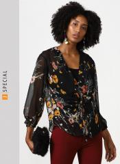 Miss Bennett Black Printed Top women