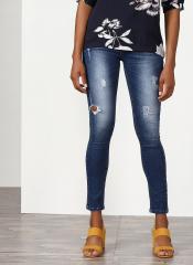 Miss Bennett Blue Mid Rise Skinny Fit Jeans women