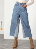 Miss Bennett Blue Relaxed Fit Mid Rise Clean Look Jeans Women