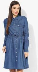 Miss Bennett London Denim Shift Dress women