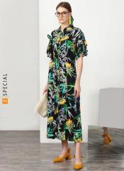 Miss Bennett Shift Printed Dress With Half Sleeves women