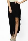 Miss Chase Black Solid Skirt Women