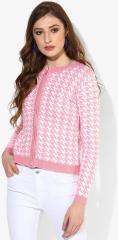 Miss Forever Pink Printed Sweater women